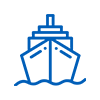 cruise ship icon