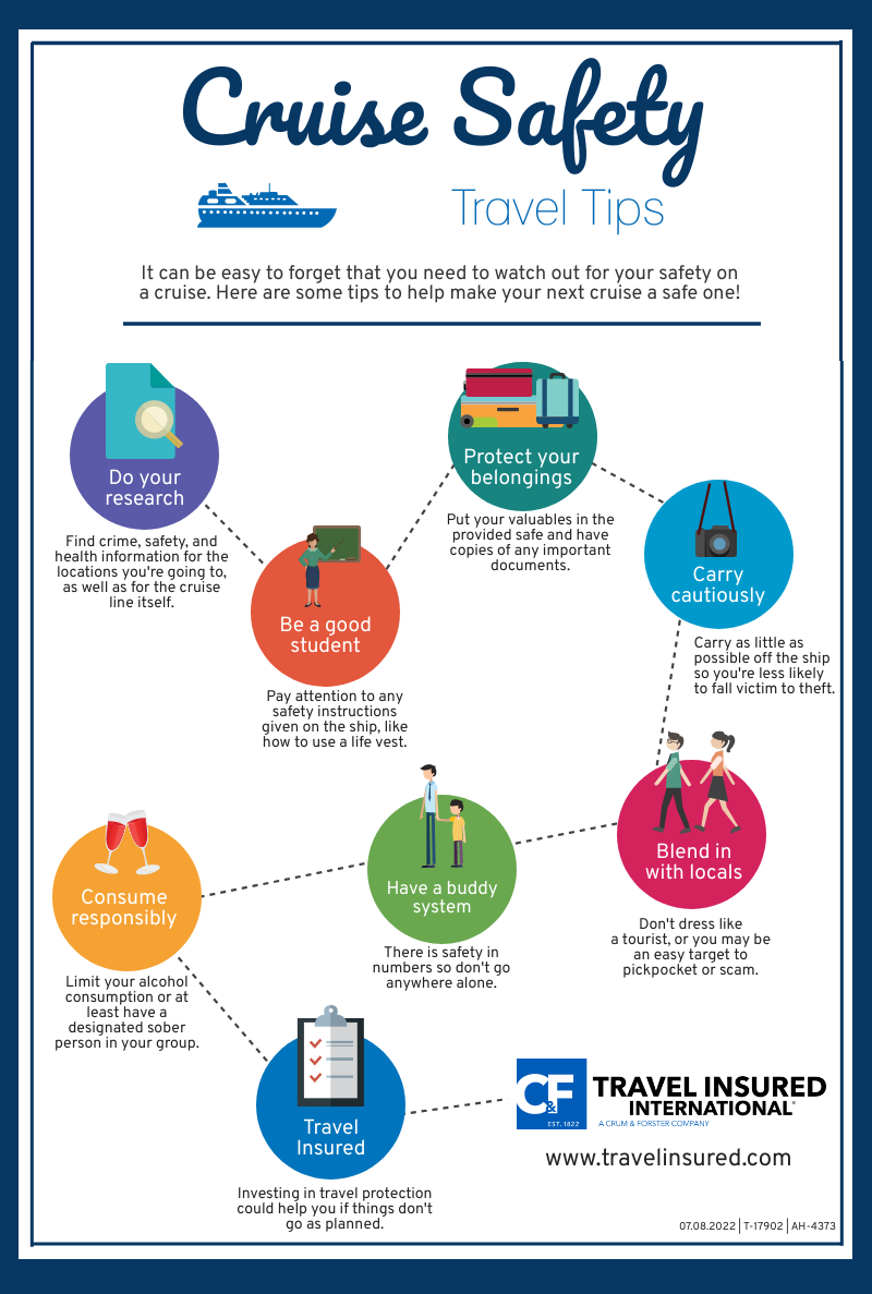 cruise safety tips infographic