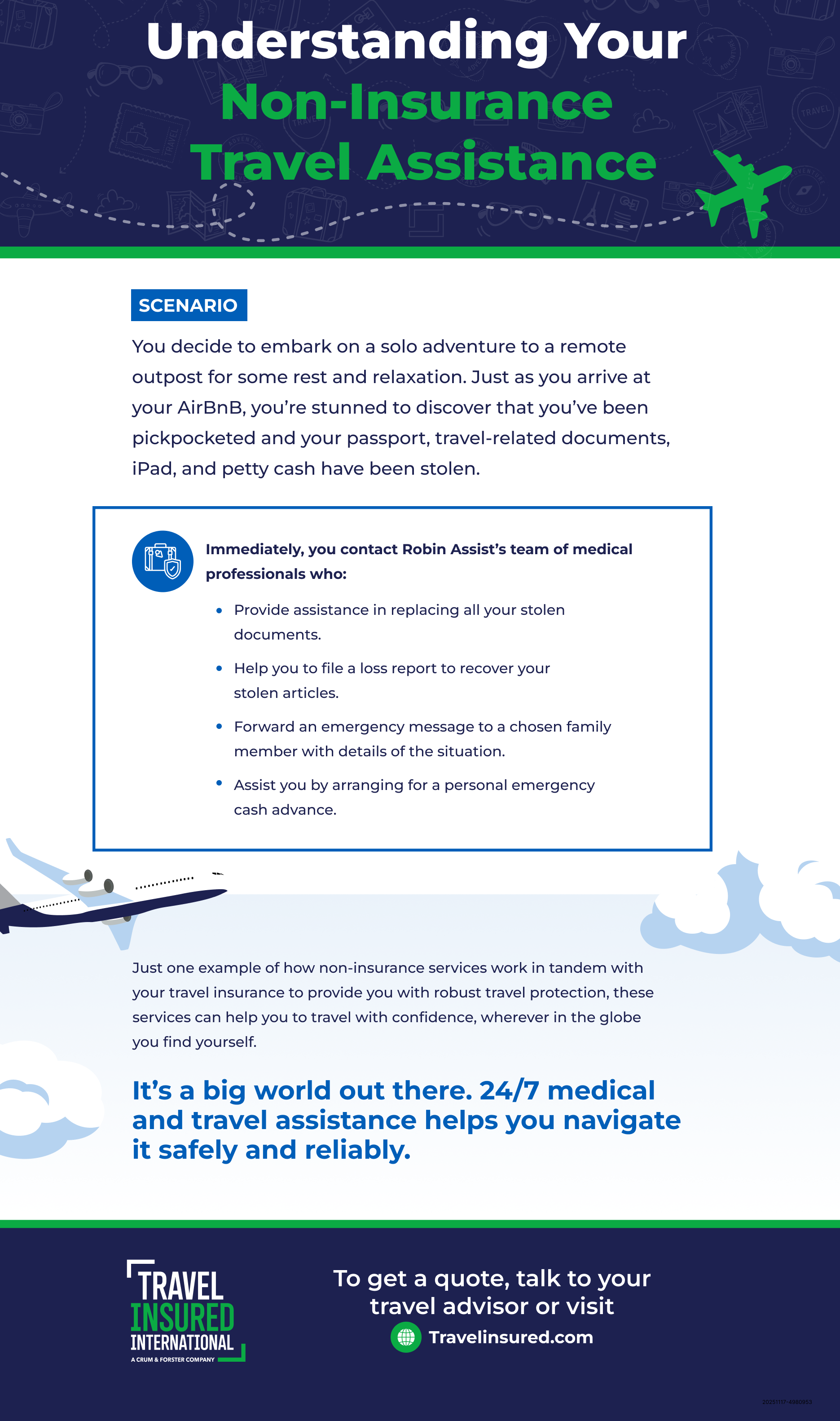 Travel Assistance Services Infographic