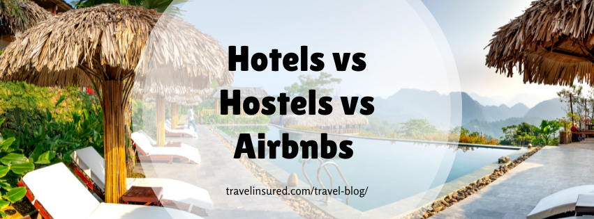 hotels hostels airbnbs