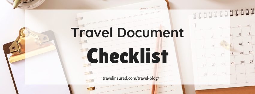 travel checklist